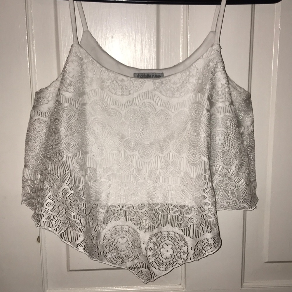 Handkerchief style crop top! So adorable!